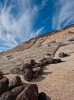 Basalt Boulders on Sandstone