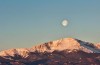 Full Moon over Pikes Peak