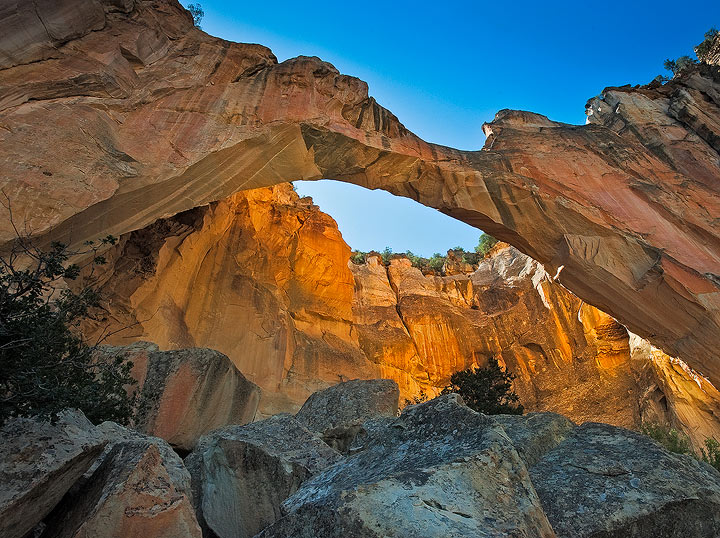 New Mexico,El Malpais National Monument,sandstone,arch