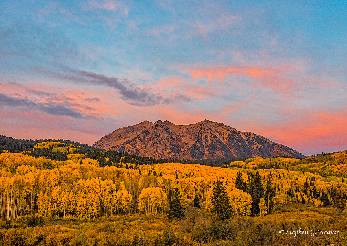 East Beckwith Mountain Autumn Sunrise