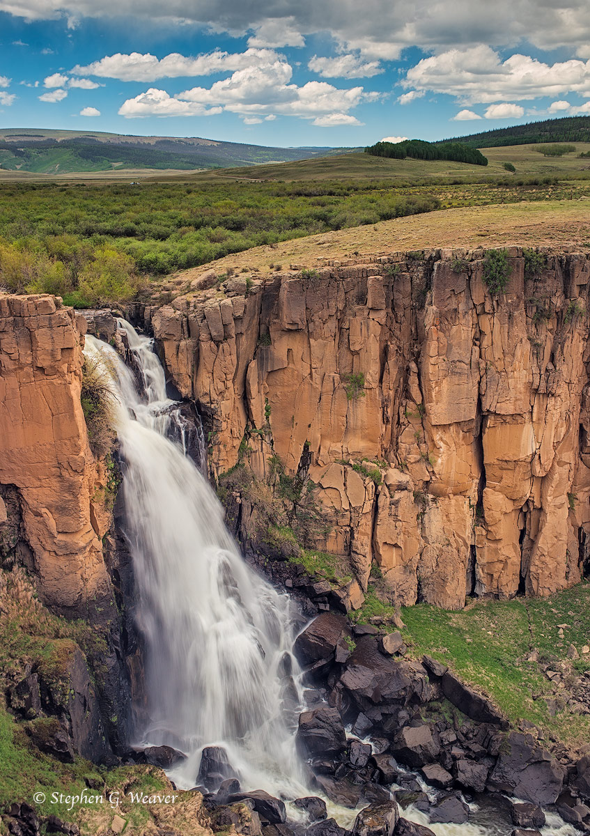 waterfall,  North Clear Creek, Colorado