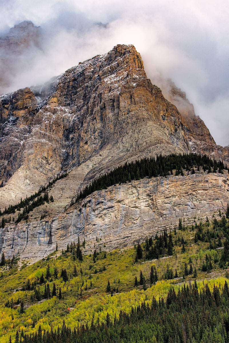 Banff National Park, Canada, mountains, autumn, Icefields Parkway