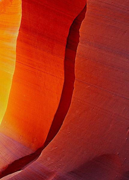 Arizona, sandstone, slot canyon, Antelope canyon, 4x5